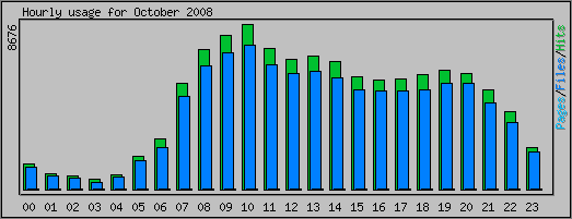 Hourly usage